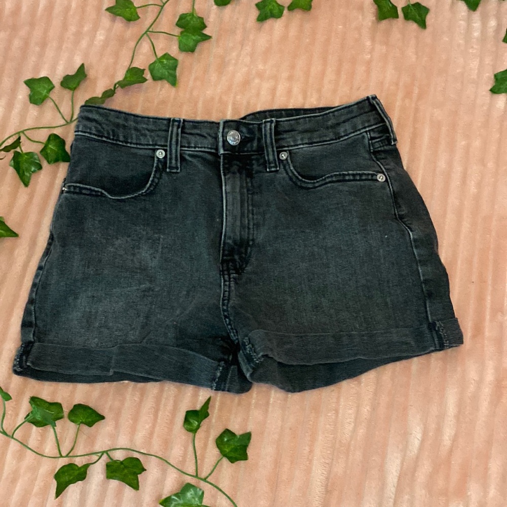 Wild fable black high rise  jean shorts